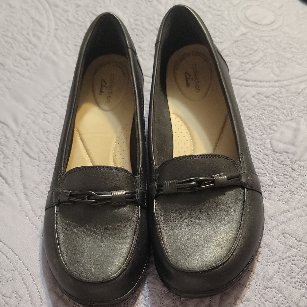 Clarks Women's Black Loafers